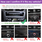 2026 12.3" CarPlay Android Auto Screen for Audi A4 A5 S4 S5