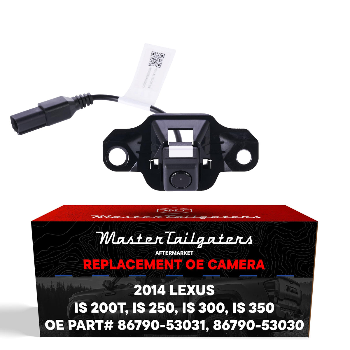 Master Tailgaters Replacement for Lexus is 200t/250/300/350 (2014) Backup Camera OE Part # 86790-53031, 86790-53030