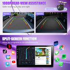 Car Radio Stereo for Toyota Tundra 2007-2013 Toyota Sequoia 2008-2019 10 inch Touch Screen Head Unit with Wireless Carplay Android Auto WiFi6/BT5.4/HD Rearview Camera/SWC/FM (2+64)