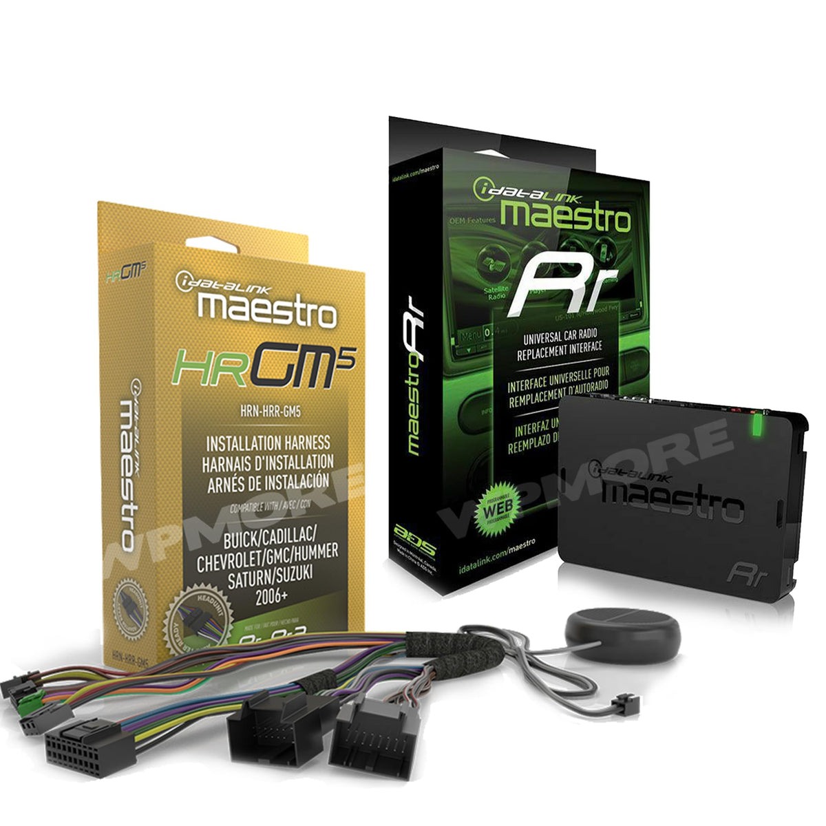 ADS-MRR + HRN-HRR-GM5 'Plug & Play' Installation Harness for Select General Motors Vehicles 2006 & UP