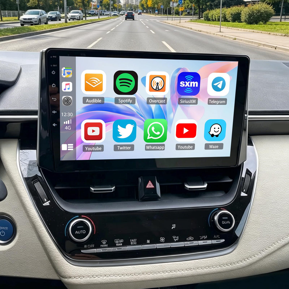 Android 15 Car Radio Stereo Upgrade for Toyota Corolla 2018-2021