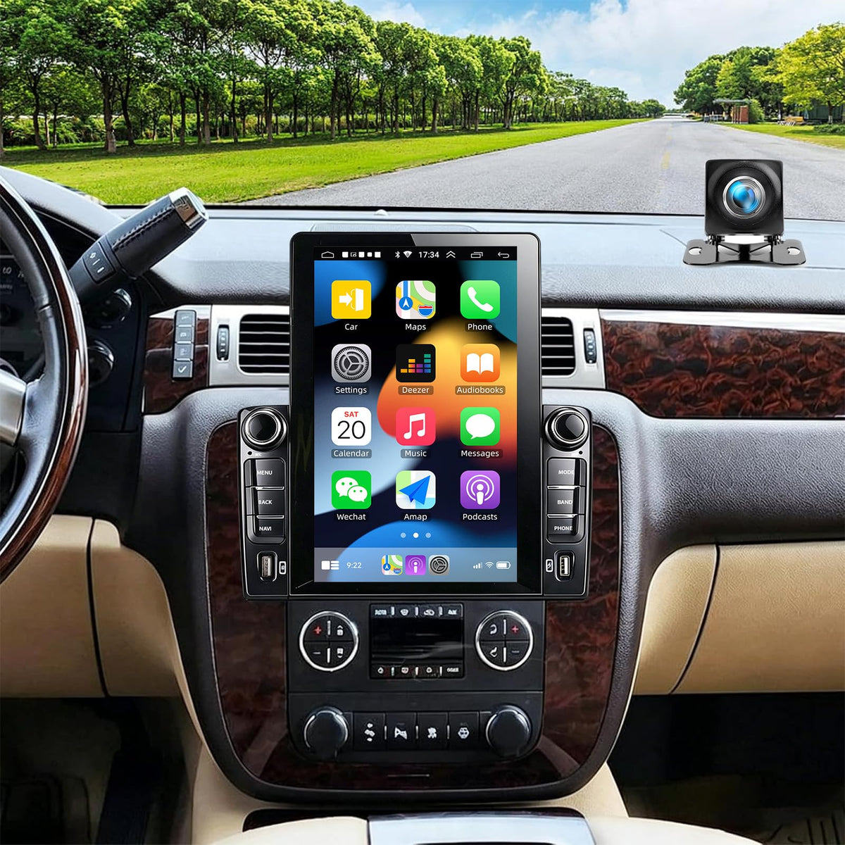 9.7" Android 14 Car Radio Stereo for GMC Yukon Denali 2007-2014