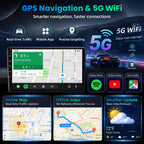 8Core 32GB ROM Android 15 Car Radio for Toyota 4Runner 2010-2019