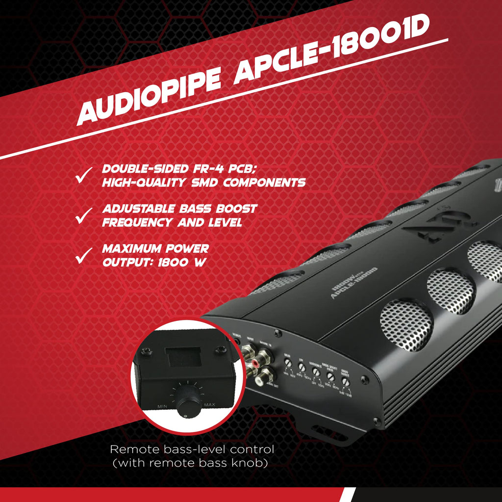 Audiopipe 1800w Mono Class D Amp