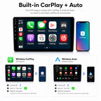 8Core 4+32GB Android 14 Car Radio Stereo for Mercedes Benz W251, R280, R300, R320, R350, R63 2005-2017, 9 Inch Touch Screen Dash Kit with Wireless CarPlay Android Auto GPS Navigation Bluetooth SWC Wi