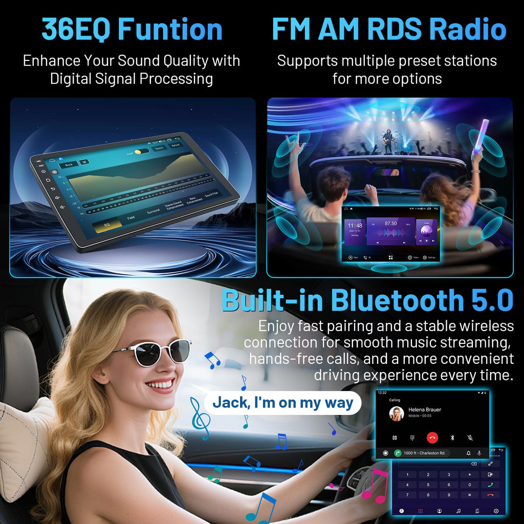 [8core+32G] Car Radio for Jeep Compass Patriot 2010-2016: 10inch Android 13