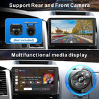 Car Radio for Toyota Tundra 2007-2013 Sequoia 2008-2012 with Wireless CarPlay & Android Auto, 10 Inch Toyota Tundra Stereo Head Unit with BluetoothGPS Navigation FM Radio