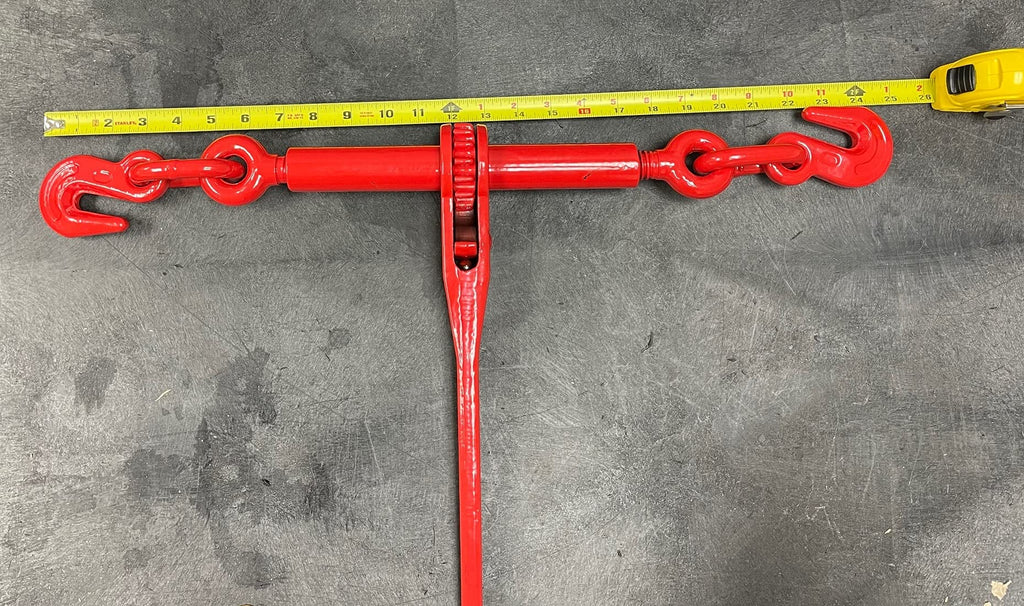 6,600 LB 5/16 to 3/8 inch Red Ratchet Load Binder (3)